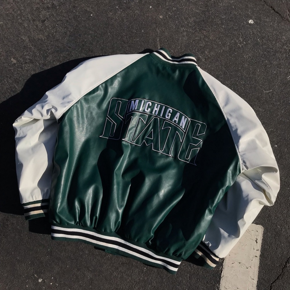 Steve & Barry’s MSU Wool/Leather Letterman